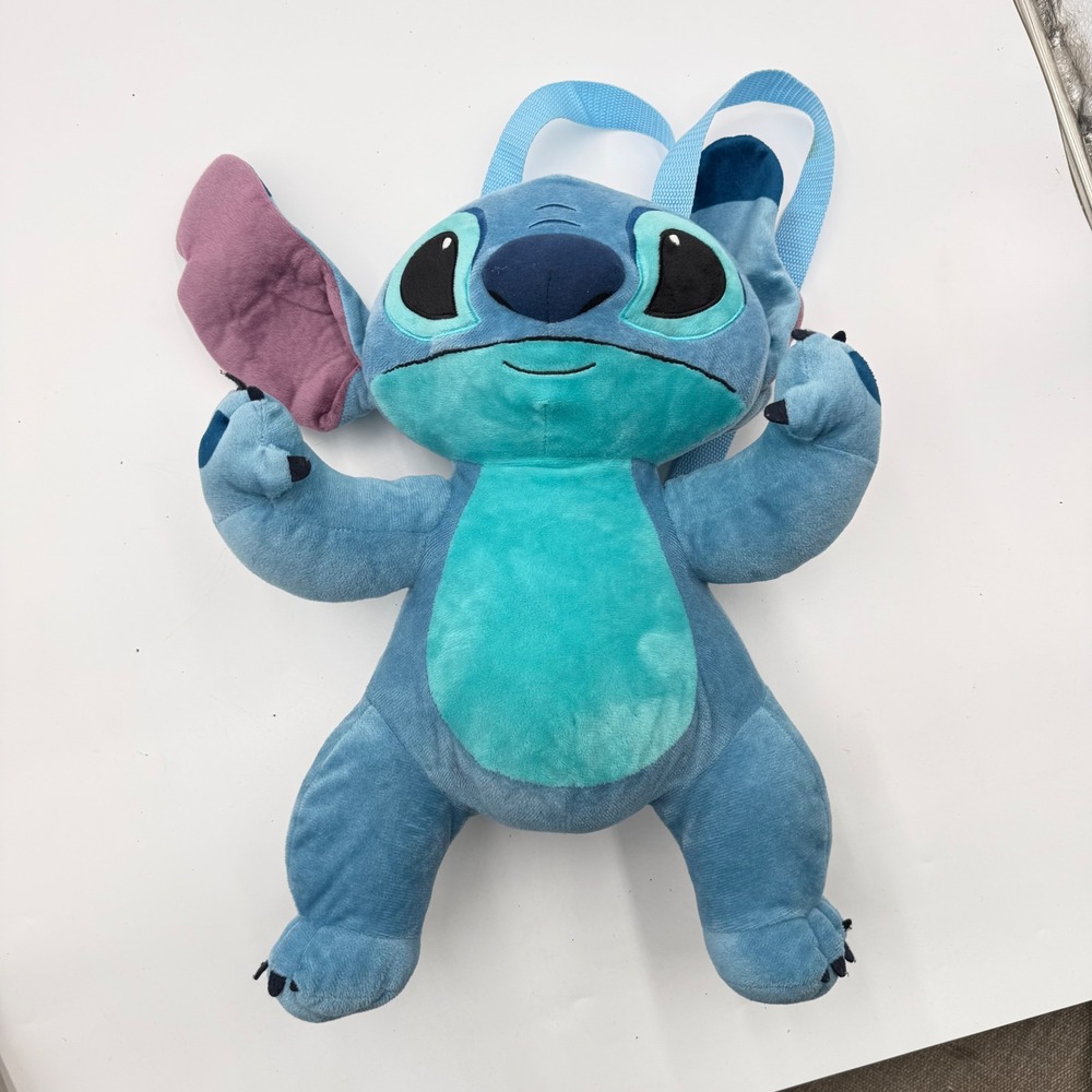 Disney Stitch Plush Backpack 15" Accessory Innovations Blue Lilo & Stitch